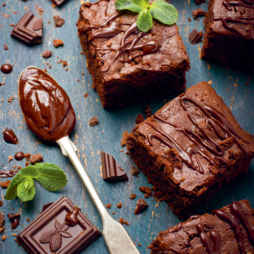 Drėgnas šokoladinis pyragas „Brownie“