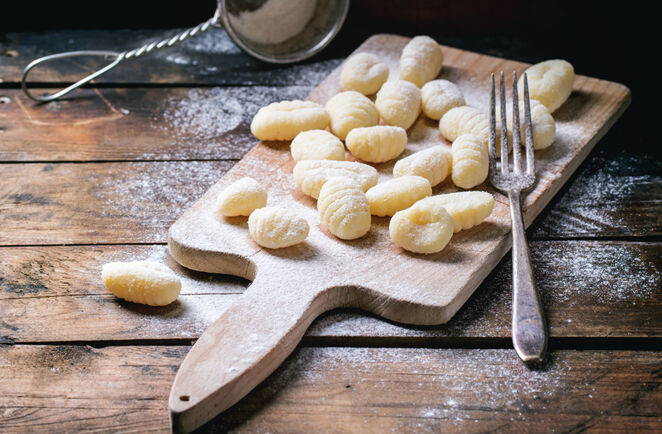 Itališkieji bulvių virtinukai <i>gnocchi</i>