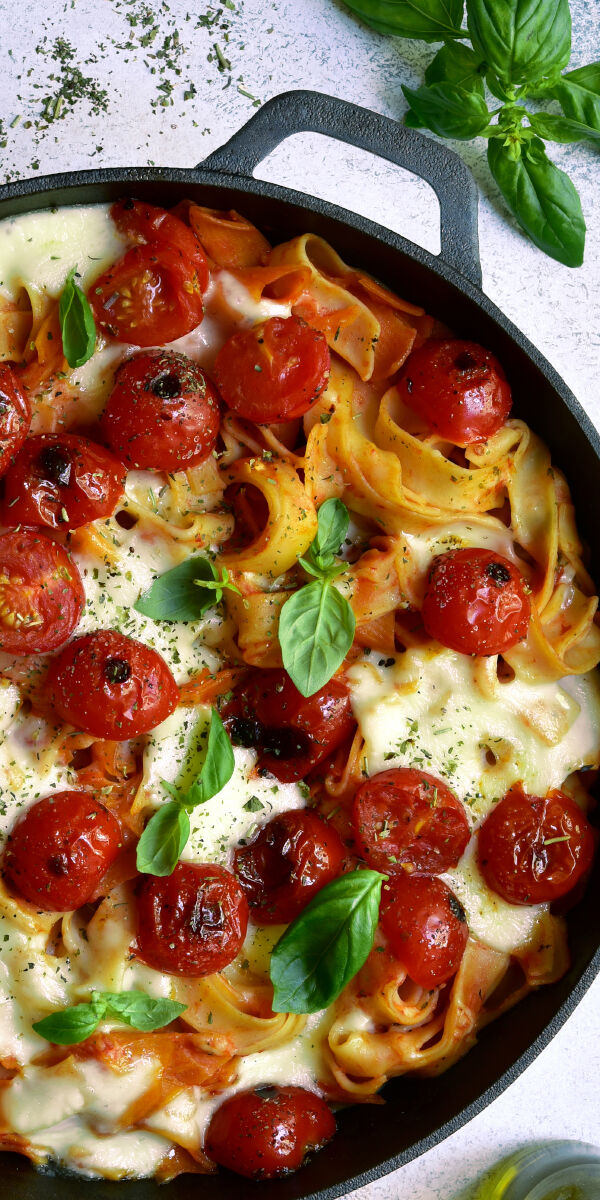 Itališki makaronai užkepti orkaitėje