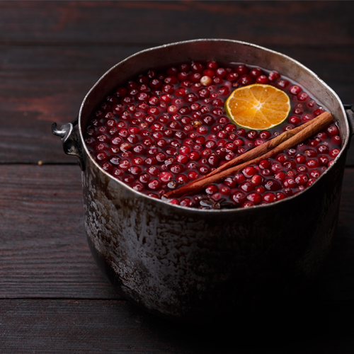 Nealkoholinis spanguolių punšas