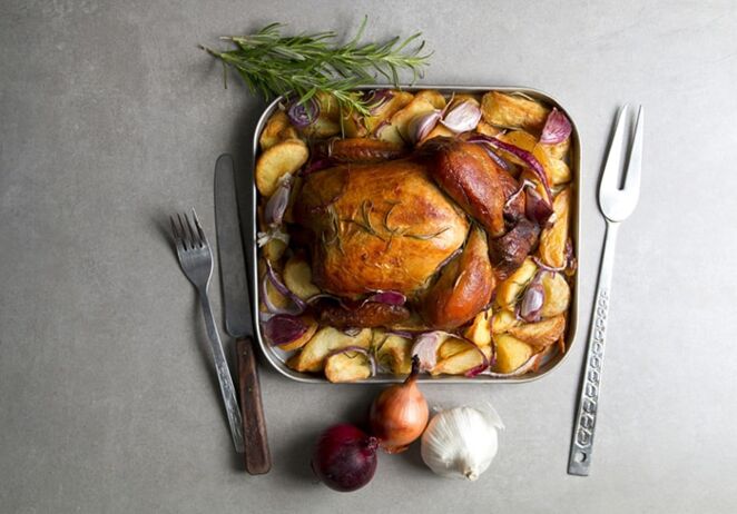 Viščiukas jogurto marinate