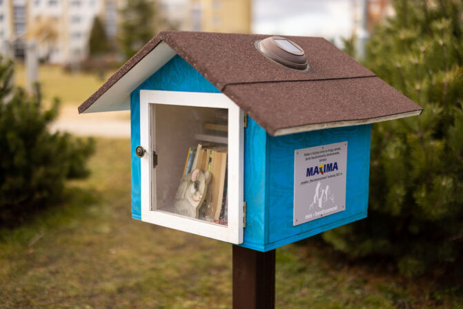 Raudondvariečių erdvė skaitymui bei kūrybai